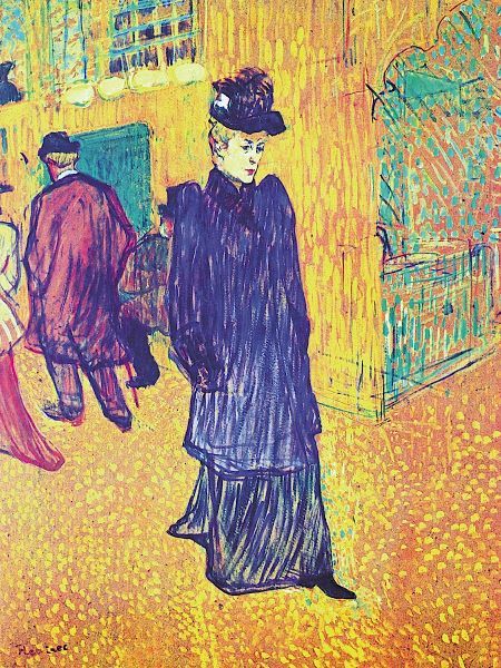 Jane Avril leaves the Moulin Rouge