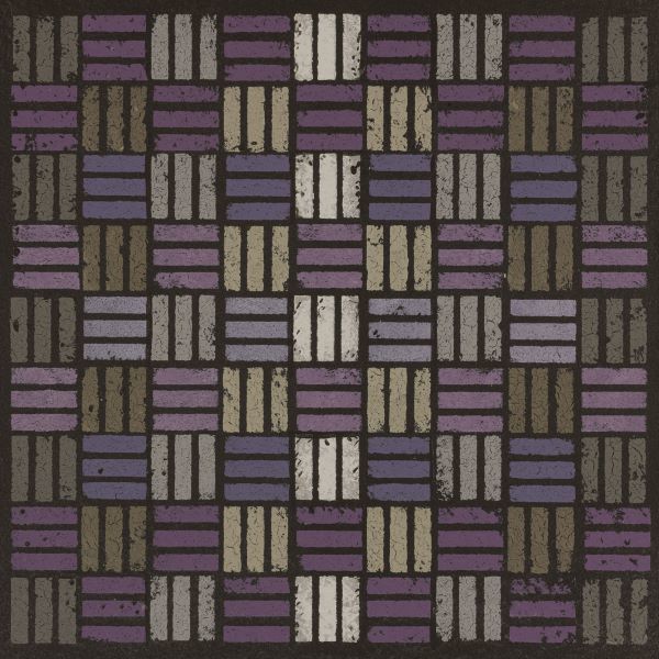 Basketweave Triple Play - Plum