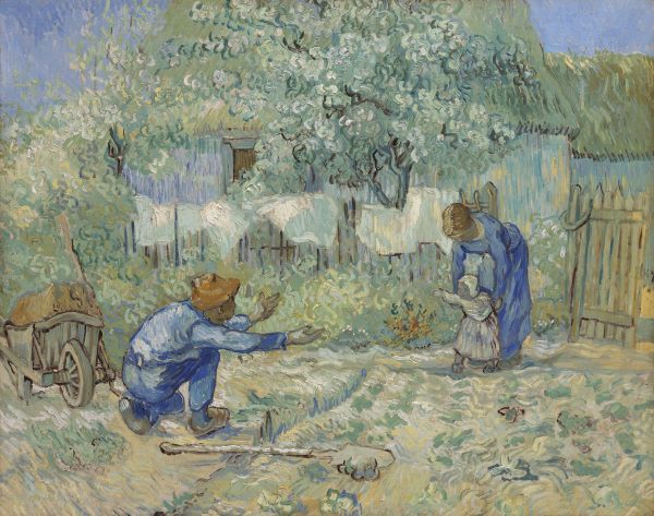 First Steps - After Millet, 1890