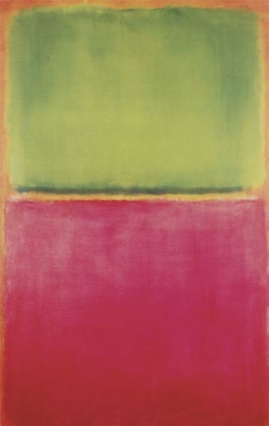 Green, Red, on Orange