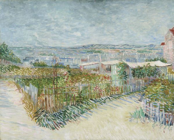 Montmartre: Behind the Moulin de la Galette, 1887