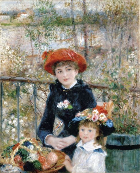 The Two Sisters on the Terrace, 1881