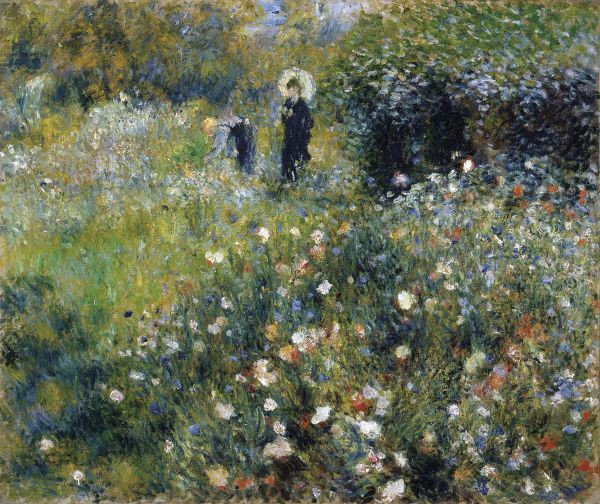 Woman with a Parasol in the Garden, 1875