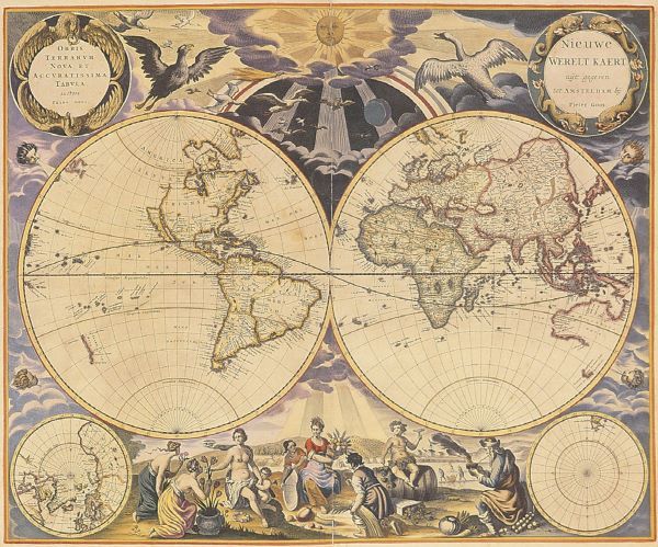 New World Map, 1676