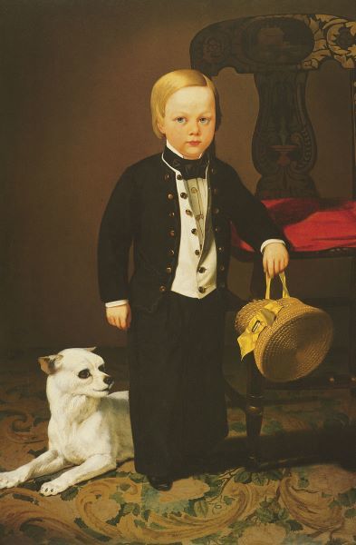 Boy with Dog