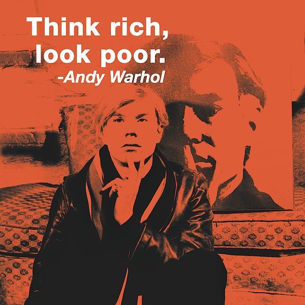 Think rich, look poor (color square)