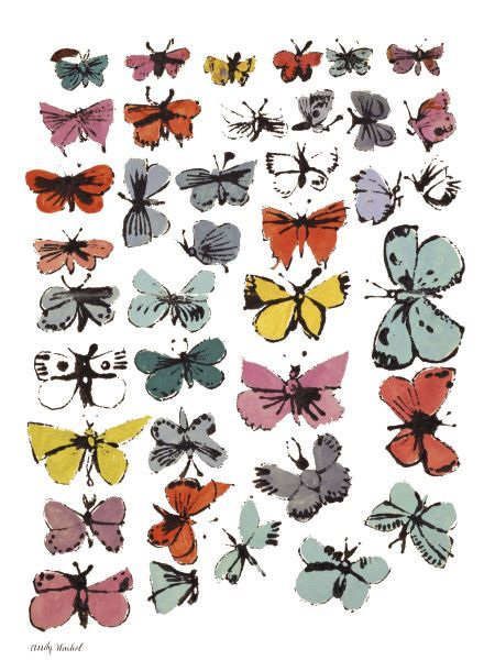 Butterflies, 1955  (many/varied colors)