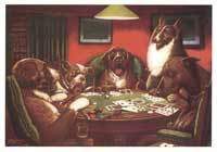 Dogs Playing Poker