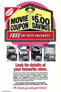 Cineplex Odeon Nabisco Coupon Savings