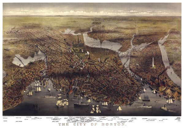 The City of Boston, Massachusetts, 1873
