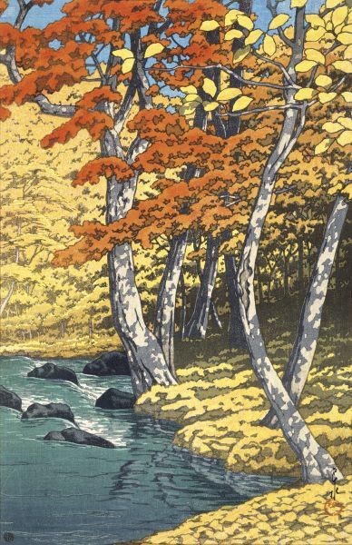 Autumn at Oirase (Oirase no aki), 1933