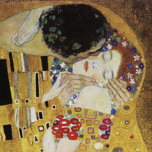 The Kiss (detail)