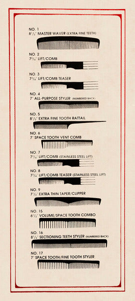 Barbershop Combs