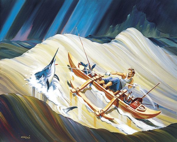 Fishing with Hand Line