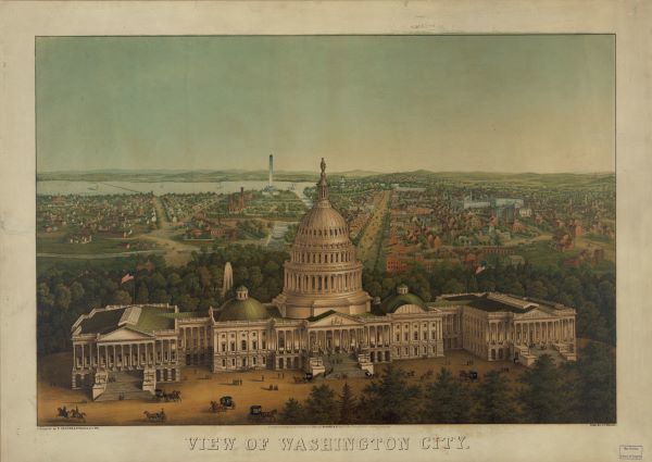 View of Washington City, c. 1869