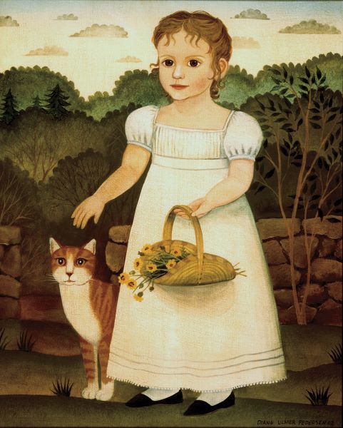 Girl with Cat