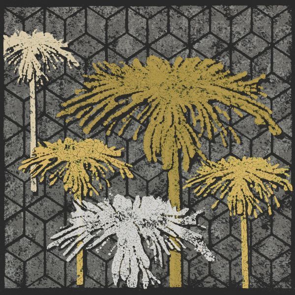 Dandelion on Tumbling Blocks (Yellow)