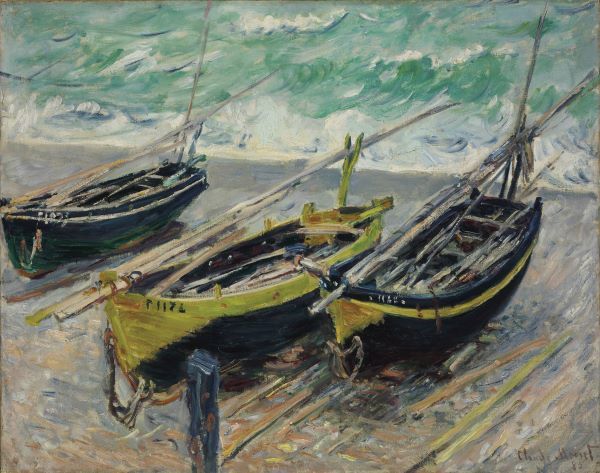 Three Fishing Boats, 1886