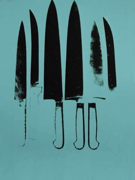 Knives, c. 1981-82 (Aqua)