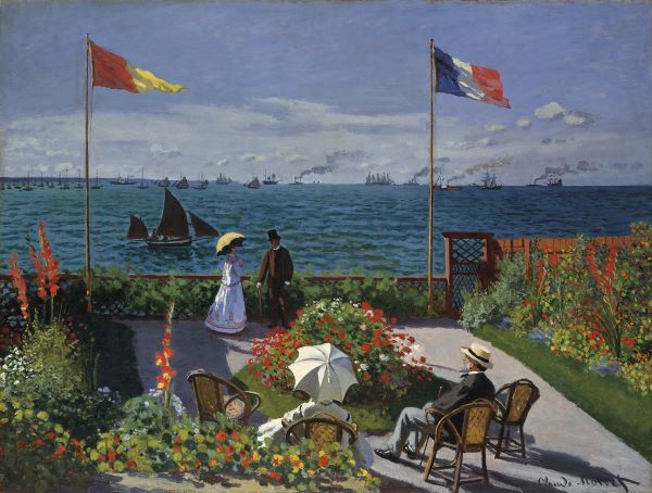 Jardin aÌ€ Sainte-Adresse, 1866/1867