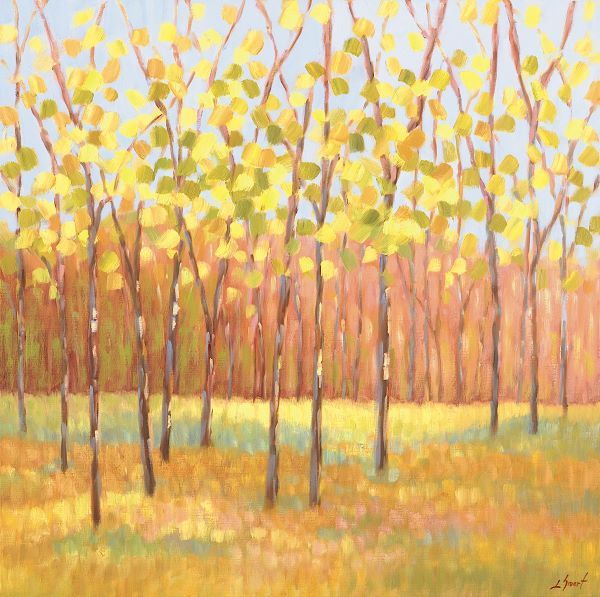 Yellow and Green Trees (center)