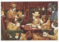 Dogs Playing Poker