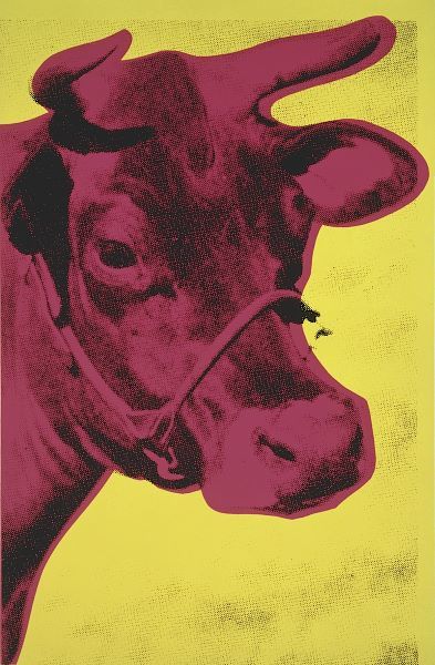 Cow, 1966 (yellow & pink)