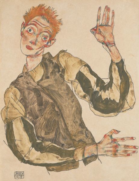 Self-Portrait with Striped Armlets