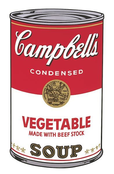 Campbell's Soup I:  Vegetable, 1968