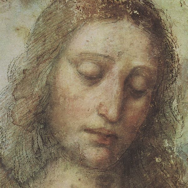 Study of Christ for Last Supper (detail)