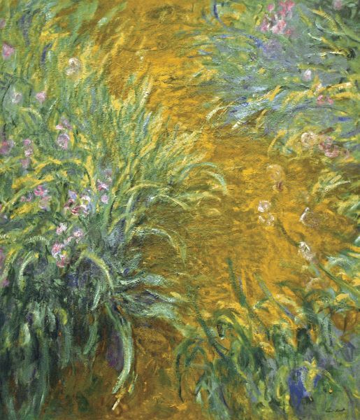 The Path in the Iris Garden