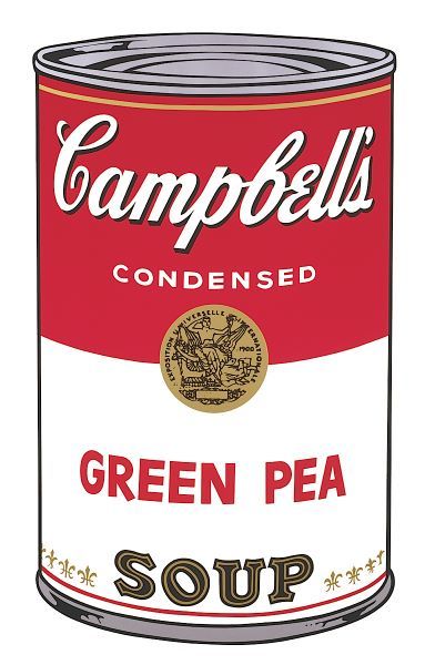 Campbell's Soup I:  Green Pea, 1968