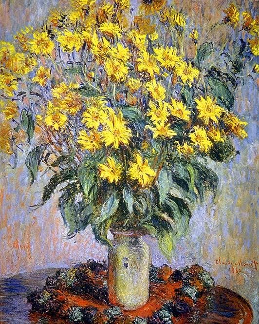 Vase of Chrysanthemums